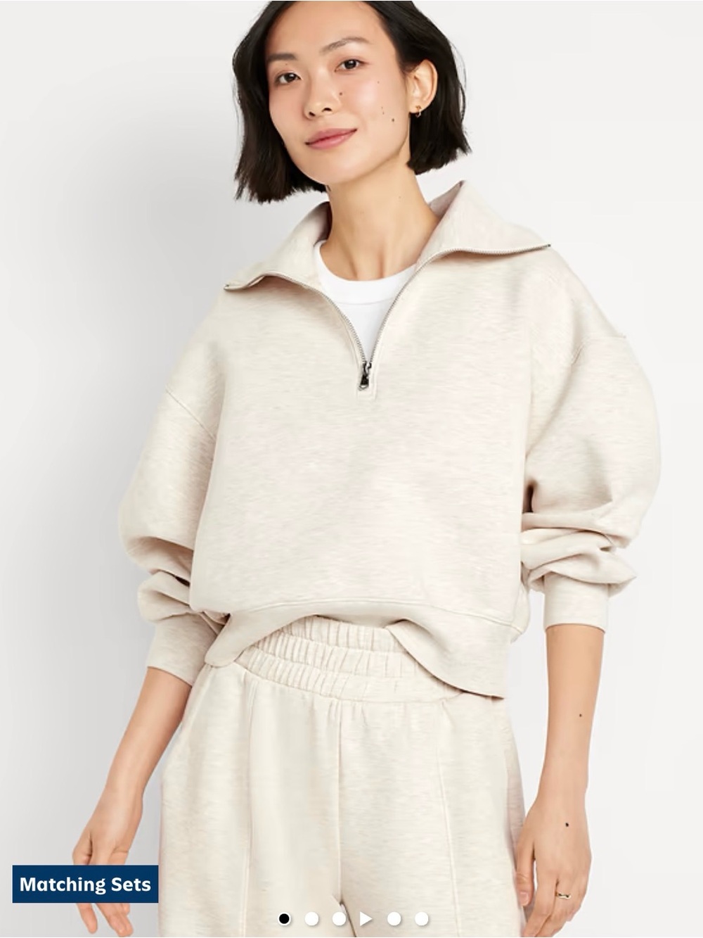 Old navy bounce fleece oatmeal Heather active